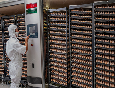 Broiler eggs